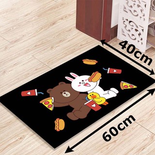 Thảm nhà tắm chùi chân hình thú dễ thương. Thảm chống trượt họa tiết đáng yêu dùng trong phòng tắm hay phòng ngủ