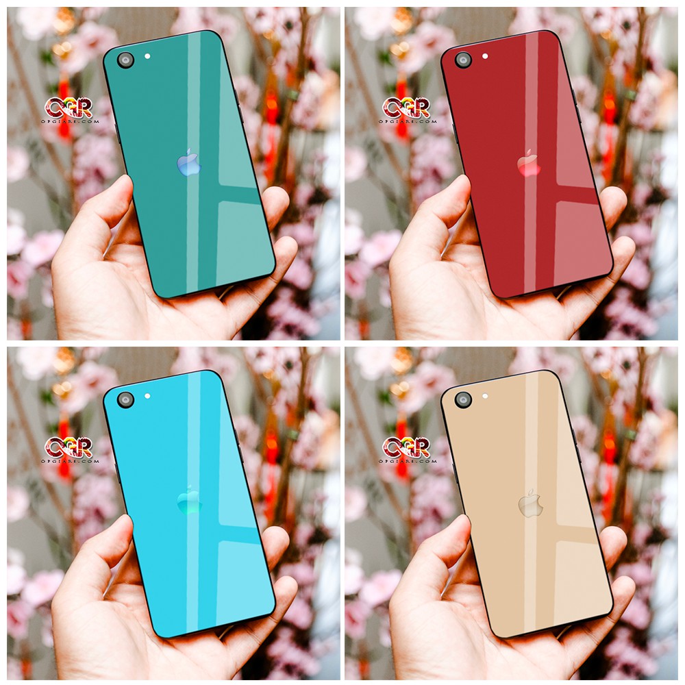 [OPPO] Ốp lưng Oppo A83/ F3 kính cường lực hoạ tiết giả Iphone