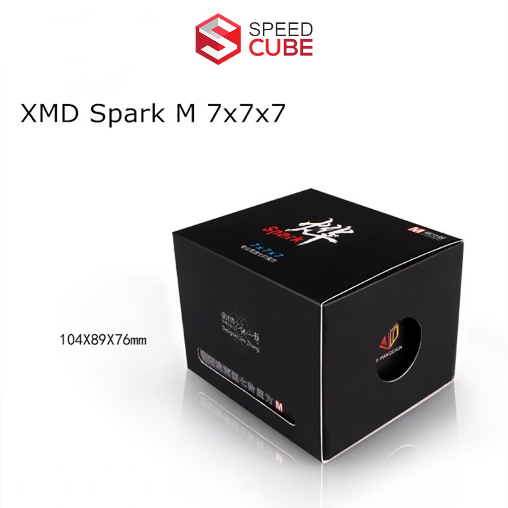 Rubik 7x7 - QiYi X-Man Design Spark 7x7x7 Stickerless Có Nam Châm