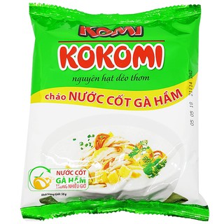 Cháo Kokomi gà hầm và Cháo thịt bằm Komi Gói 50G
