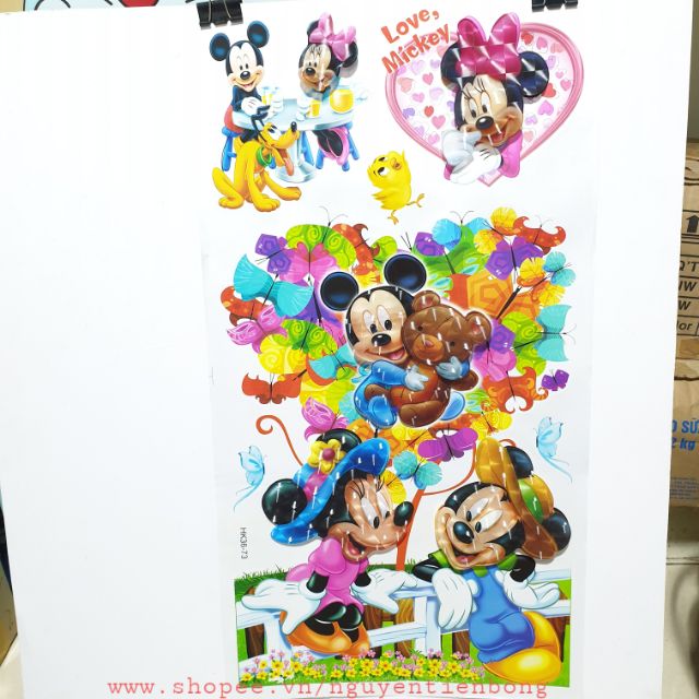 Decal dán tường trang trí love mk
