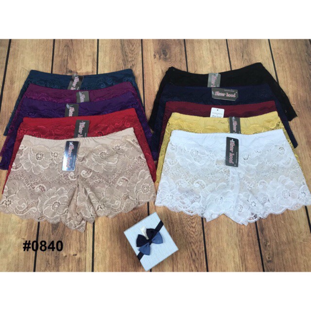 Combo 10 quần lót ren đùi ❤️❤️🎁 Ren mềm chuẩn loại 1