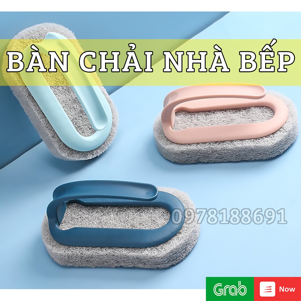 Bàn Chải Đa Năng Cọ Rửa, Lau Nhà Bếp, Bồn Rửa Bát Có Tay Cầm Tiện Lợi