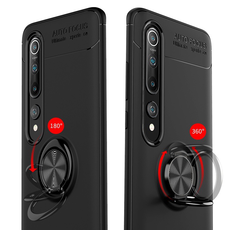 Ốp lưng Xiaomi Mi 10 / Mi 10 Pro FREESHIP Từ 50k hiệu Auto Focus giá đỡ nhẫn Ver 2 dẻo mềm 1