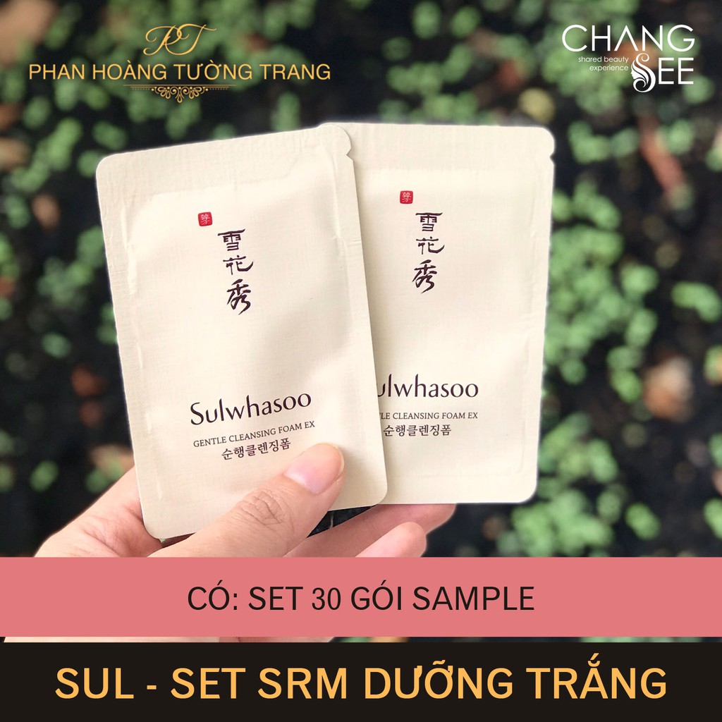 [SP YÊU THÍCH] SỮA RỬA MẶT SULWHASOO DẠNG SAMPLE(GÓI)