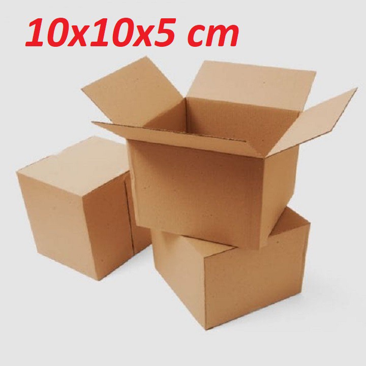 Bộ 100 Thùng Carton 10X10X5 cm