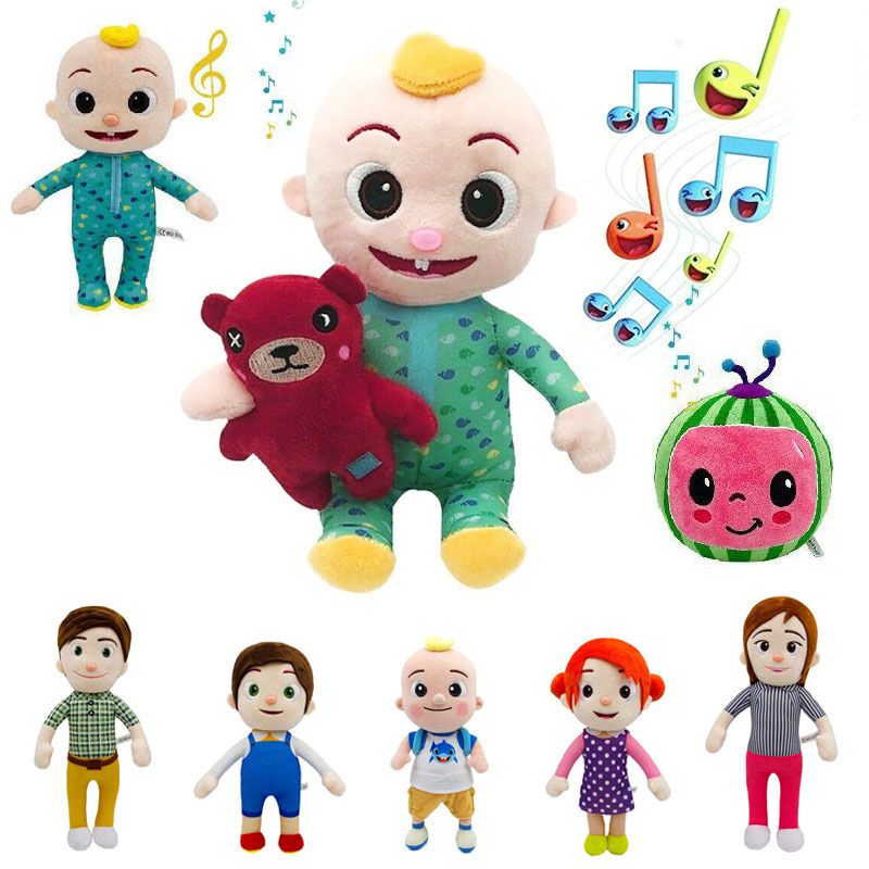 Đồ chơi nhồi bông kiểu dáng Cocomelon JJ dễ thương dành cho bé trai cỡ 26cm / 10in
