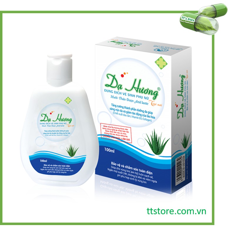 Dung dịch vệ sinh phụ nữ Dạ Hương Nha đam, Lavender, Trà xanh [DDVS]