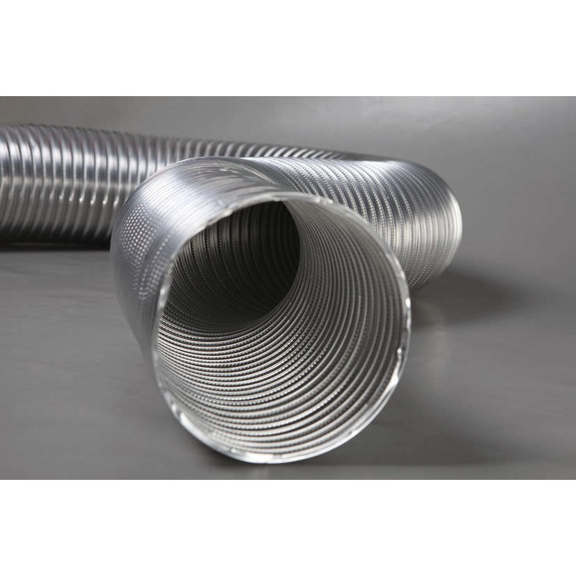 Ống nhôm nhún Định hình. Ống nhôm cứng D100 D125 D150 Chống cháy Đoạn dài 3m