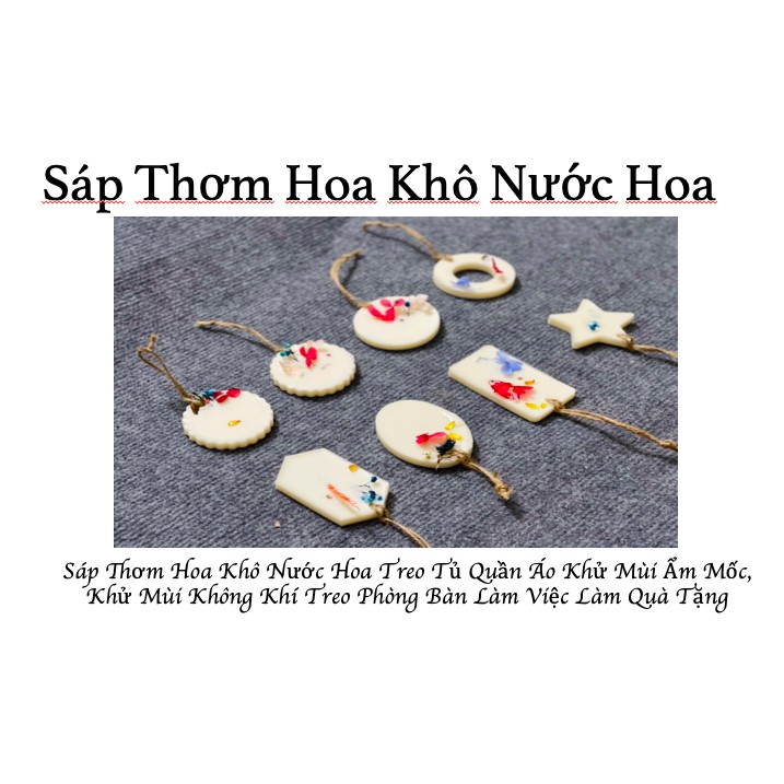 Sáp Thơm Hoa Khô Nước Hoa Treo Tủ Quần Áo, xe hơi, phòng ngủ Khử Mùi Ẩm Mốc, Khử Mùi Không Khí Bàn Làm Việc Làm Quà Tặng