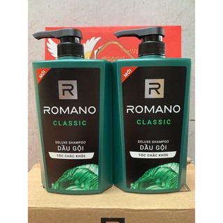 Dầu Gội Romano Classic 650g(Xanh Lá)