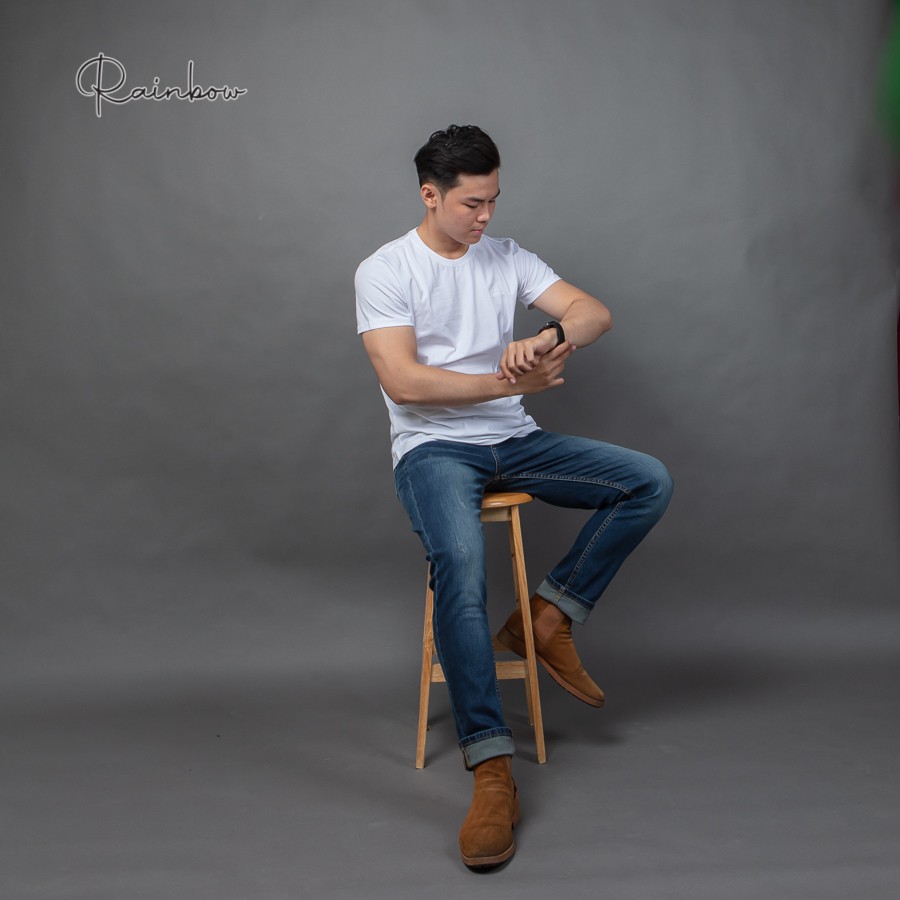 Áo thun nam T - Shirt 4 màu thương hiệu Rainbow SH001 chất liệu 100% cotton thấm hút mồ hôi, trẻ trung, năng động | BigBuy360 - bigbuy360.vn