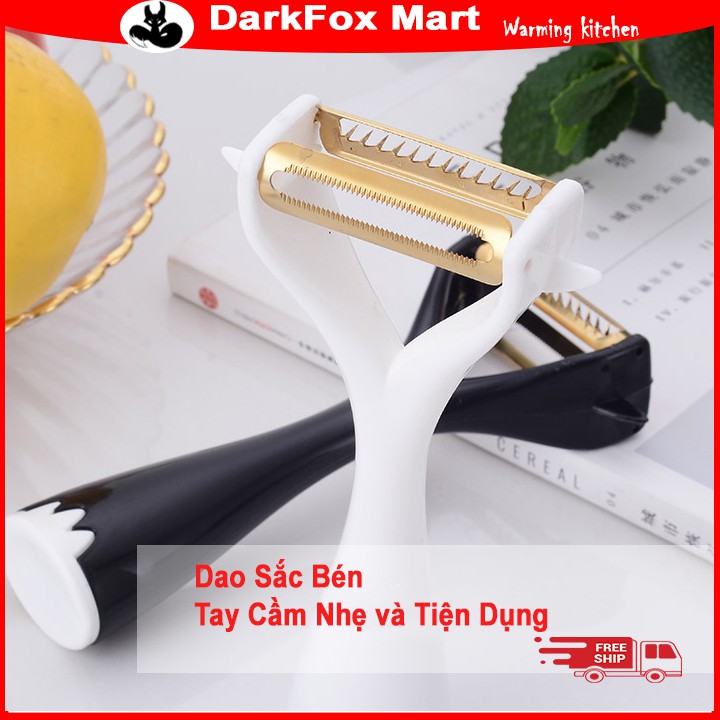 Dao Inox 304 Gọt Bào Nạo Củ Quả Đa Năng Darkfox