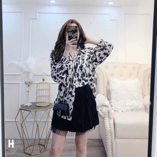 Hàng Áo sơ mi báo lụa siêu hot 2020 [ xem clip ] chuẩn
