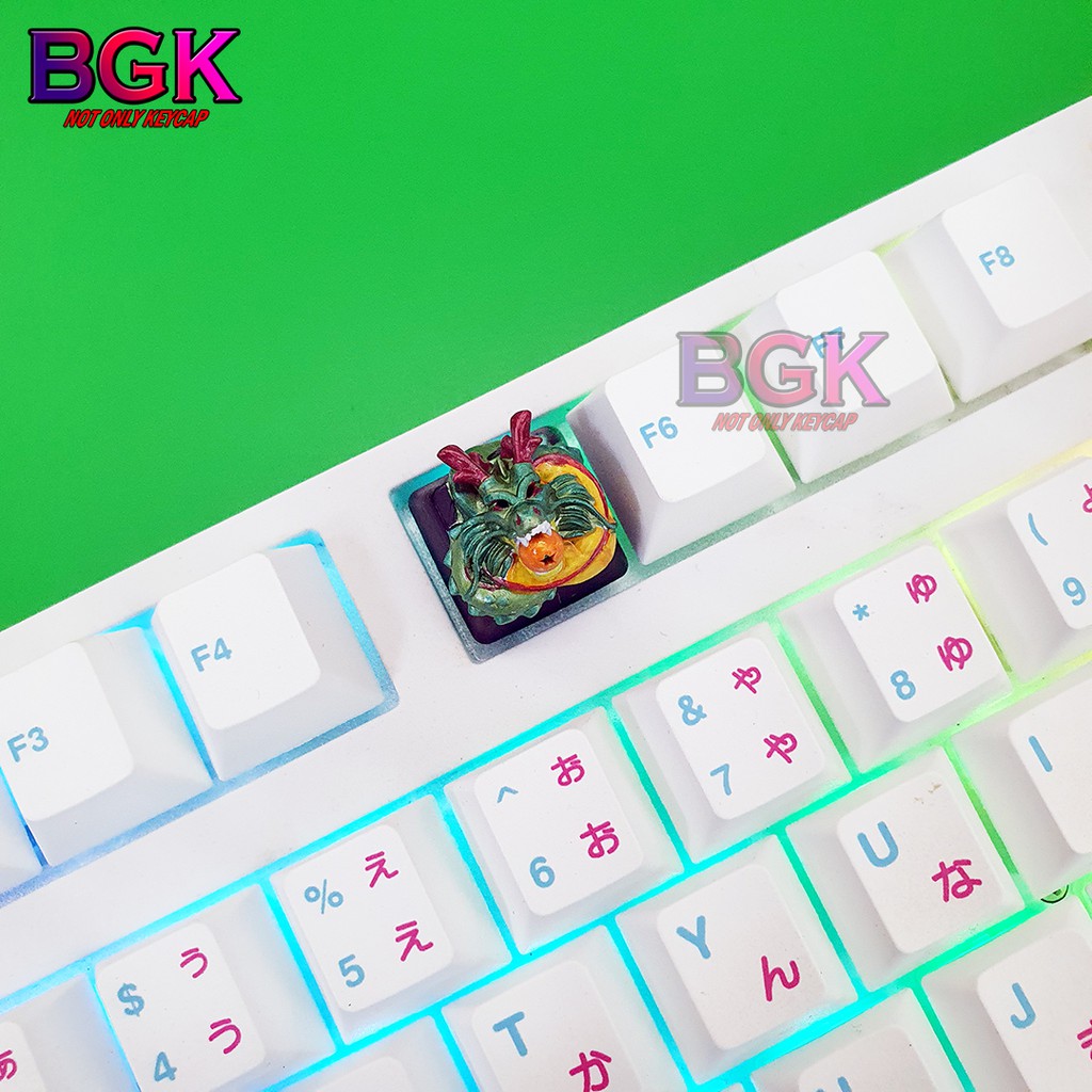 Keycap Lẻ Rồng Thần trong anime Dragon Balls SA profile 1U ( keycap resin độc lạ )( Keycap Artisan )