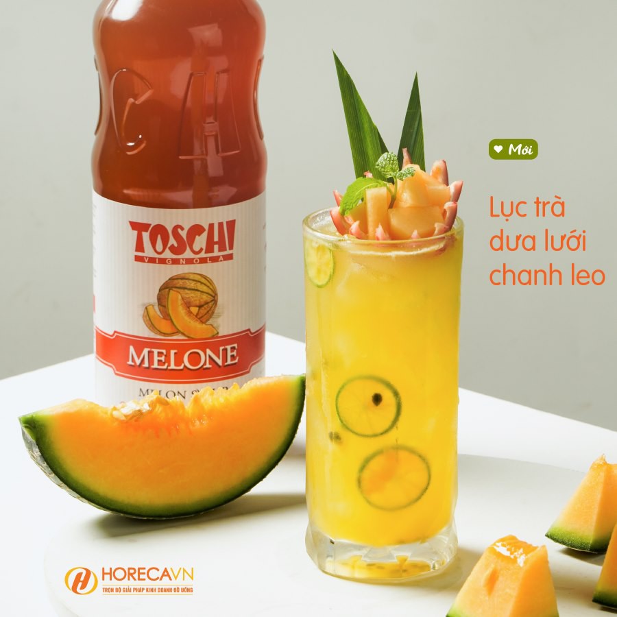 Siro Toschi Dưa Lưới 1000ml - Toschi Melon Syrup 1000ml - KHUYẾN MẠI SỐC