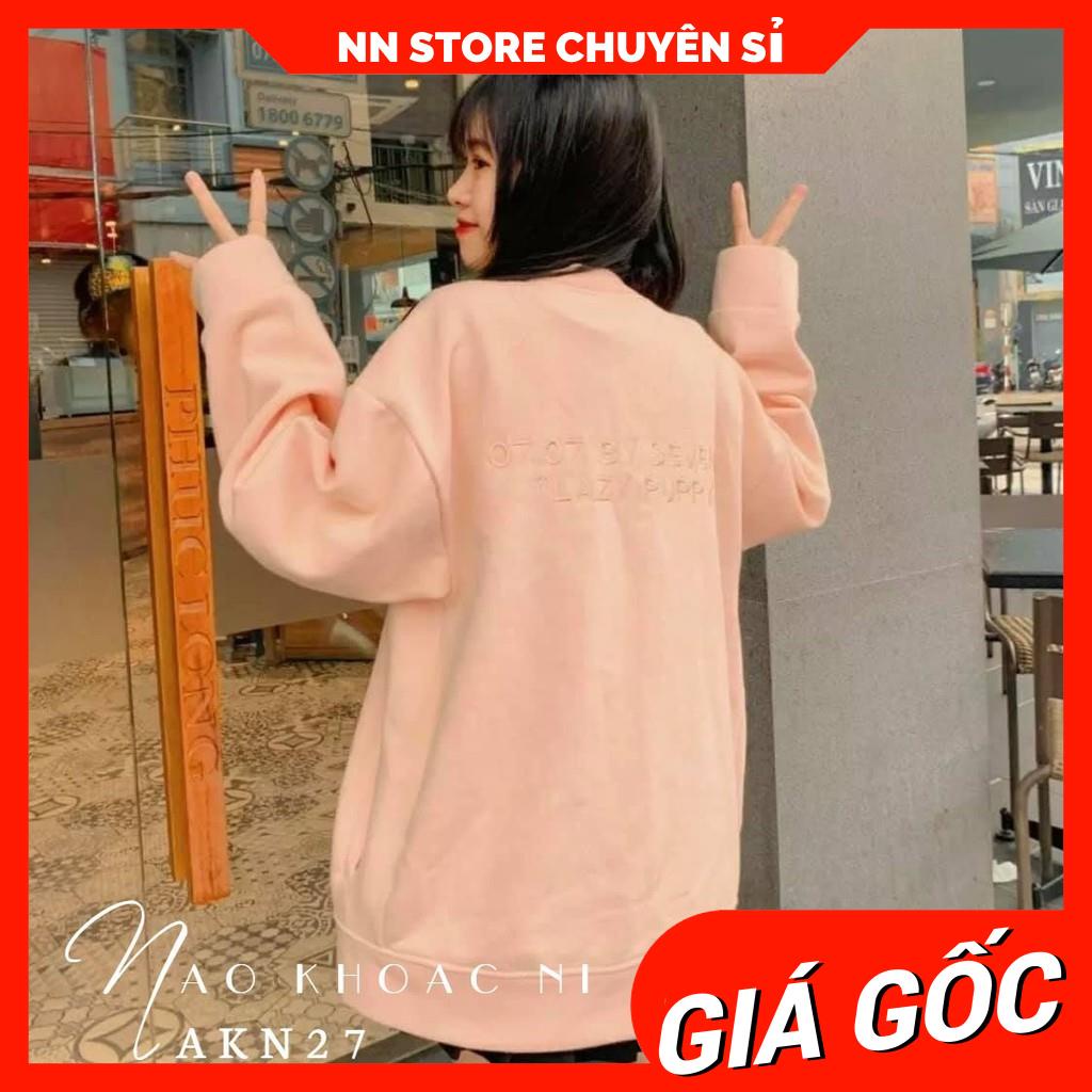 ÁO KHOÁC NỈ BÔNG CARDIGAN THÊU CÚN CỰC HOT AKN27 ⚡FREESHIP⚡100% ẢNH THẬT⚡ NN CHUYÊN SỈ - NN STORE