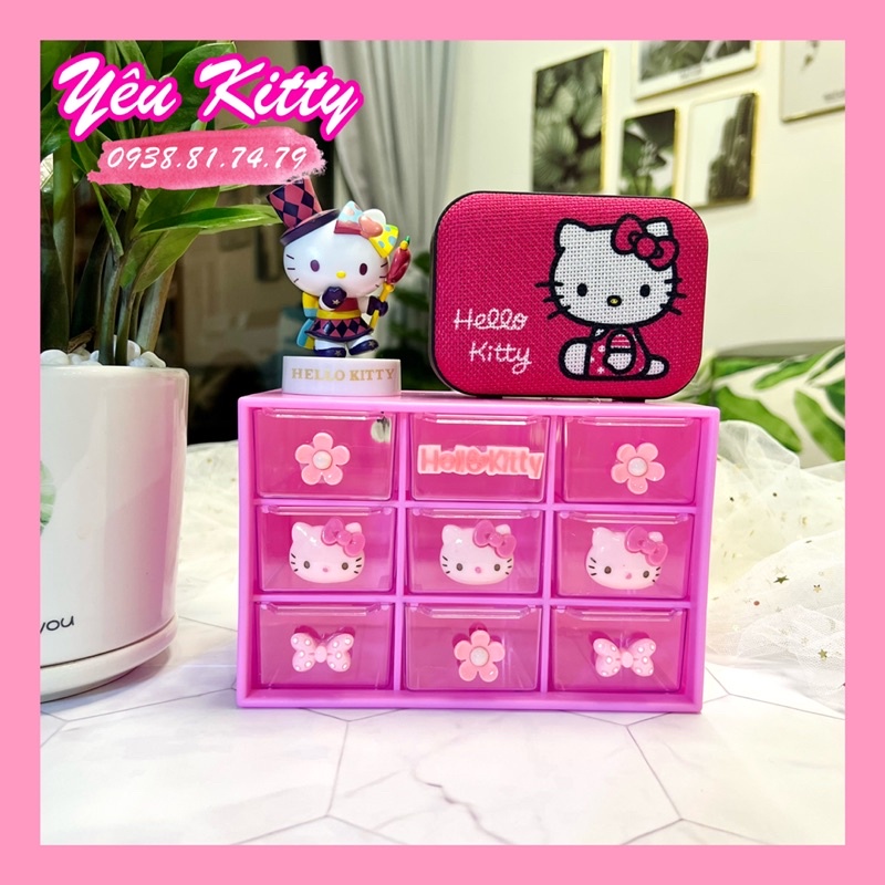 TỦ MINI ĐỰNG TRANG SỨC HELLO KITTY