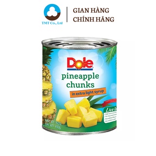 Dứa tươi miếng nhỏ hiệu Dole 822g