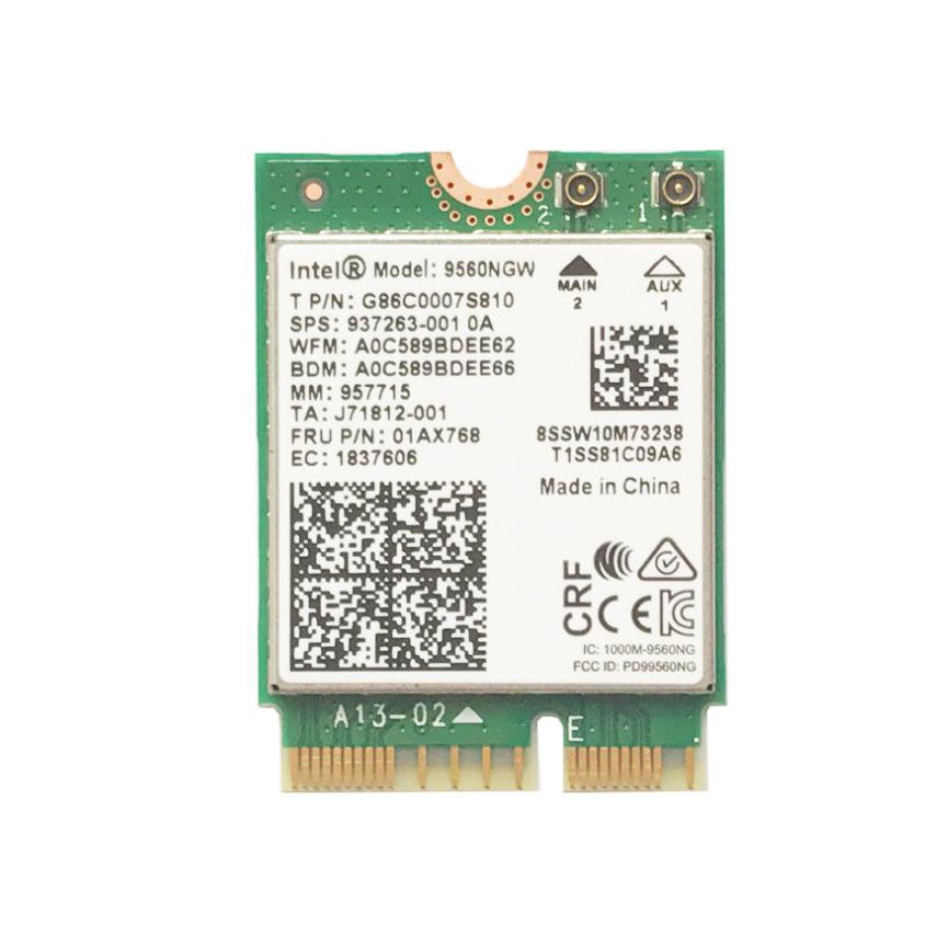 Card Wifi-bluetooth 5.0 Intel AC 9560 thích hợp main cao cấp CNVi ( giài pháp không dây cho máy tính bàn) | WebRaoVat - webraovat.net.vn