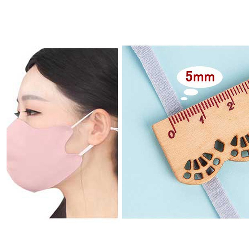 Set 50 dây thun co giãn đeo khẩu trang nhiều màu tùy chọn