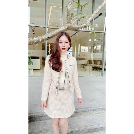 SET DẠ TWEED BRENNA CAO CẤP MULLETBOUTIQUE
