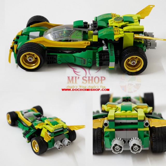 Lắp Ráp Bela 10803 Xe Đua Bóng Đêm Ninjago