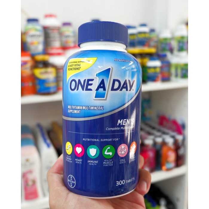 VITAMIN TỔNG HỢP DÀNH CHO NAM GIỚI 300 VIÊN - COMPLETE MULTIVITAMIN ONE A DAY FOR MEN