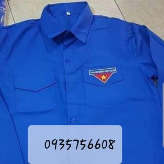 [HOT]Áo đoàn thanh niên may hàng tiêu chuẩn nam nữ