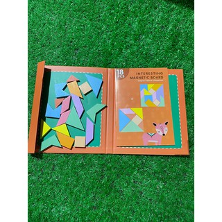 Đồ chơi tagram có nam châm bằng gỗ