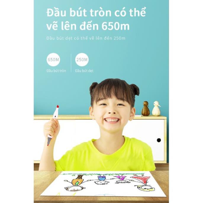 Bút màu marker hai đầu cao cấp Deli 70801