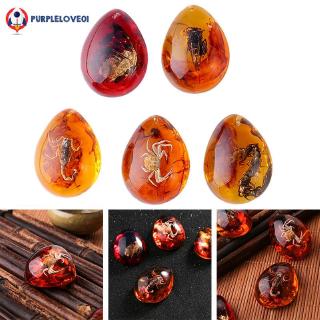 Dây Chuyền Mặt Đá Hổ Phách 5 Màu