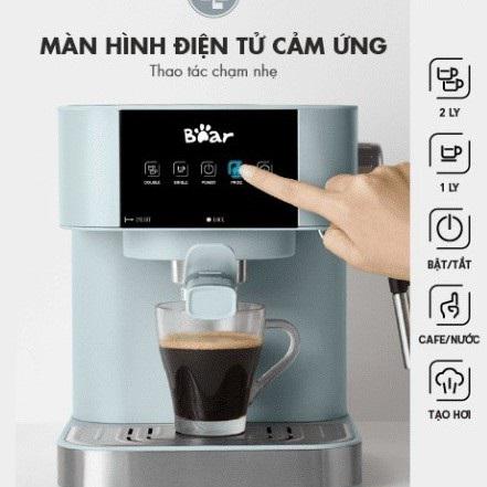 [Mã ELMALL10 giảm 10% đơn 500K] Máy pha cà phê tự động Bear CF-B15V1 - blue