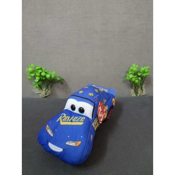 Gấu bông xe Mc queen xanh