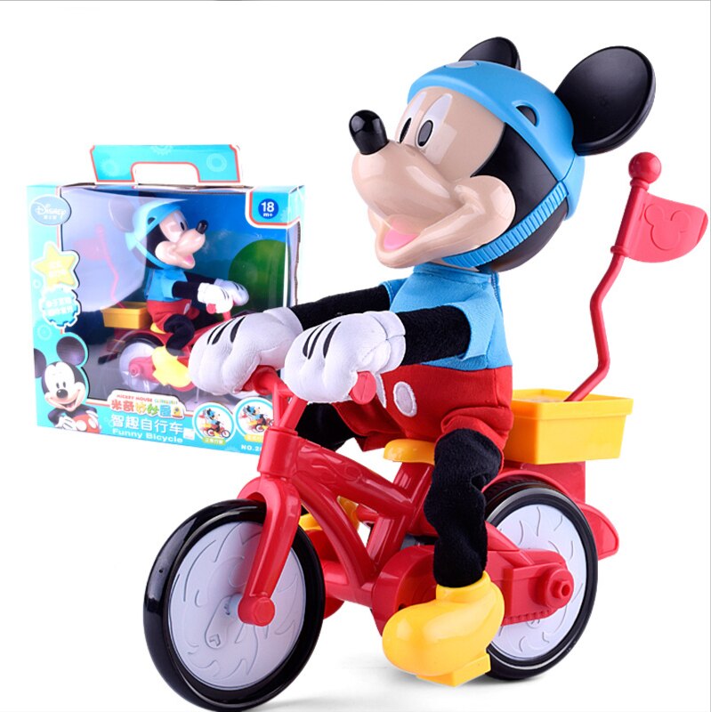 Đồ Chơi Robot Hình Xe Đạp Chuột Mickey Dễ Thương Cho Bé