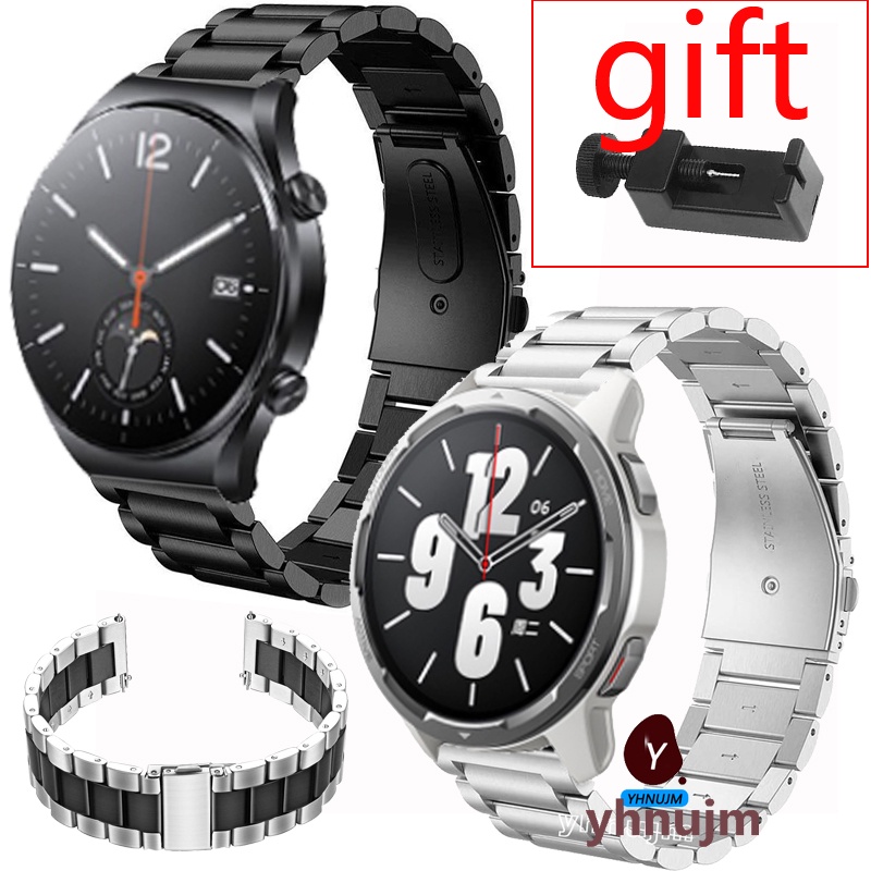 Dây Đeo Thay Thế Chất Liệu Thép Không Gỉ Thời Trang Cho Xiaomi Watch S1 Active