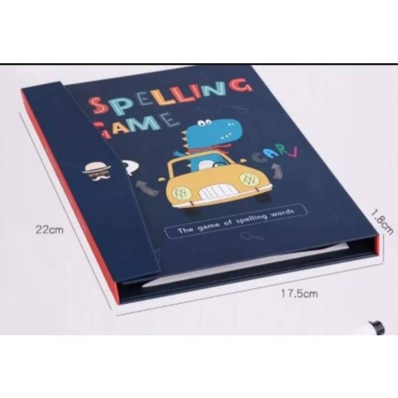Spelling Game, Bộ Sách Nam Châm Ghép Chữ Và Số Cho Bé, Đánh Vần Tiếng Anh, Học Từ Vựng Tiếng Anh 8 Chủ Đề