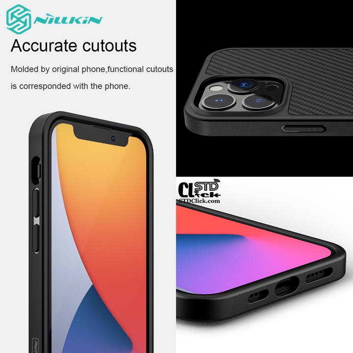 ỐP LƯNG IPHONE 13 PRO MAX - 13 PRO - 13 NILLKIN SYNTHETIC FIBER CHÍNH HÃNG