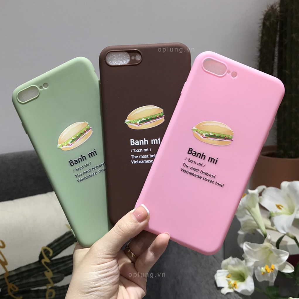 ốp bánh mì cho iphone ốp lưng iphone 6 6s 7 8 plus x xr xs max 11 pro max a247