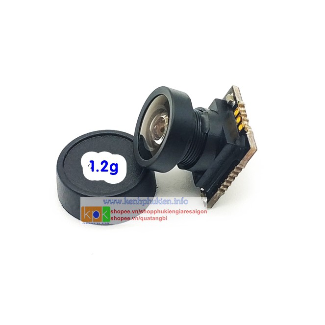 Camera fpv Nano siêu nhỏ góc rộng 180 độ 800tvl nặng 1.2g cho máy bay dk tử xa 2021