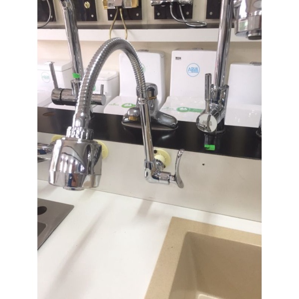 VÒI RỬA BÁT 1 ĐƯỜNG NƯỚC AQUA GREEN HÀNG ĐỒNG BH 36 THÁNGm