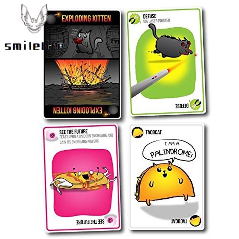 Bộ Thẻ Bài Trò Chơi Exploding Kittens Explicit Content