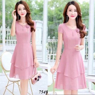 🍒Đầm voan chiffon _ kèm hình sp thật