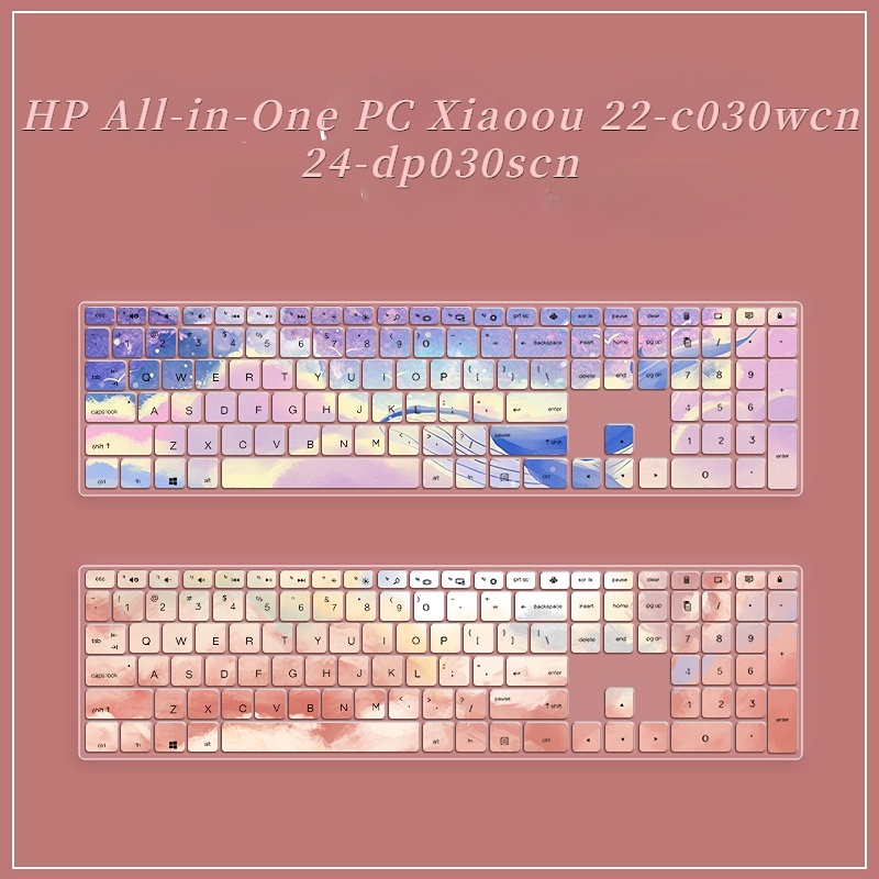 Phim Dán Bảo Vệ Bàn Phím Laptop Chống Bụi in Họa Tiết Hoa Hoạt Hình Cho HP All-in-One PC Xiaoou 22-c030wcn 24-dp030scn