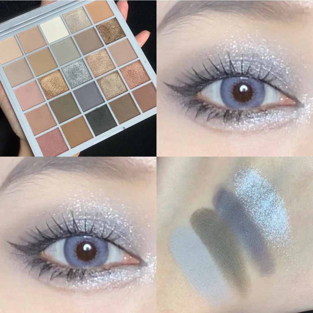 Bảng Phấn Mắt gogotales 25 Màu Lì Và Ánh Nhũ Ngọc Trai Tông Đất Mịn Màng