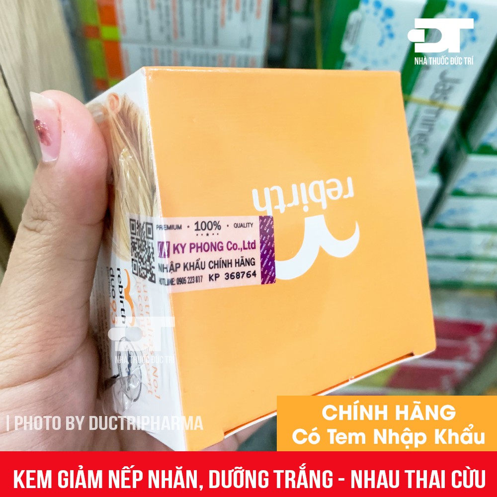 [CHÍNH HÃNG] Kem chống nhăn nhau thai cừu Rebirth Placenta Anti Wrinkle Cream Vitamin E & Lanolin 100g - [CHÍNH HÃNG]