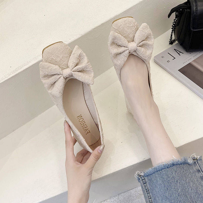 Giầy lười Giày Búp Bê Đế Mềm Thời Trang Xuân Thu Xinh Xắn