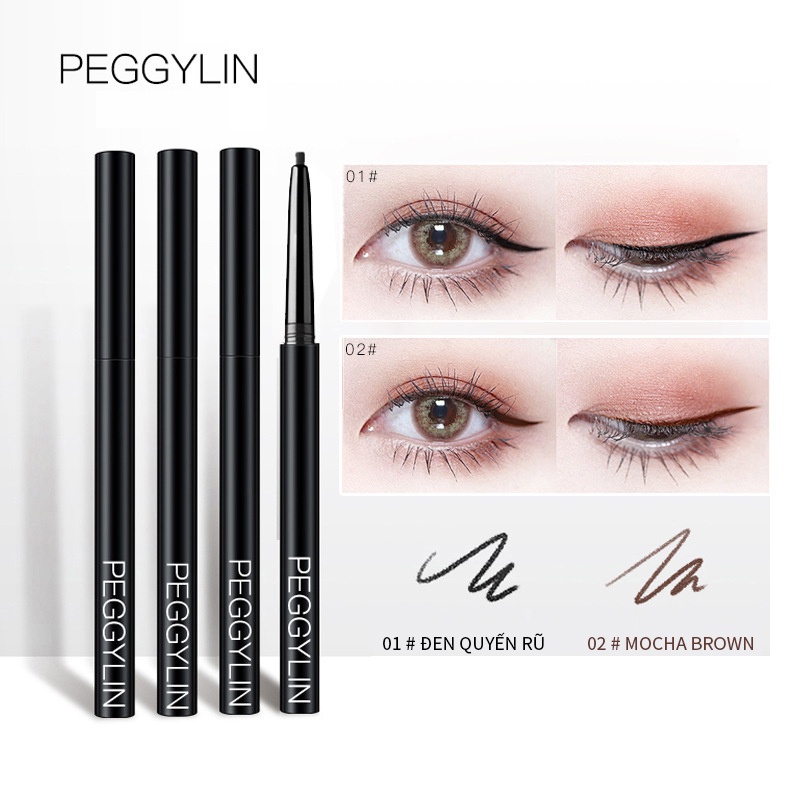 Bút kẻ mắt dạng lỏng nhanh khô màu đen lâu trôi không thấm nước Matte 30g KB-YXJB