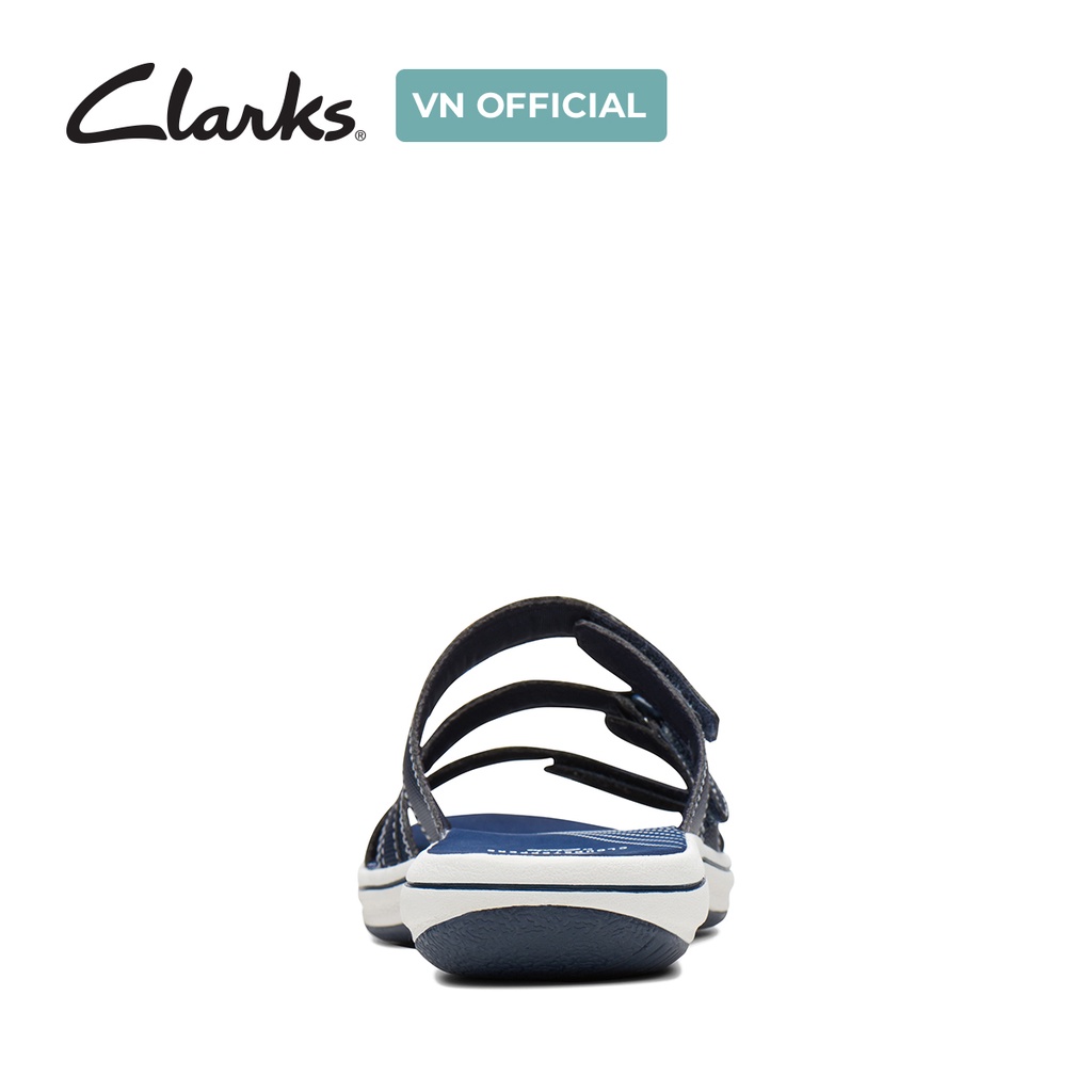 Dép xăng đan chất liệu tổng hợp Nữ CLARKS Brinkley Coast màu Navy