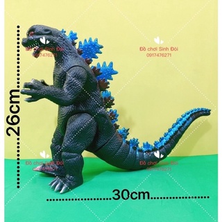 Mô hình khổng Long Godzilla cao 25 cm màu xanh đen